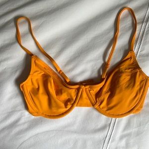Jcrew orange bathing suit top